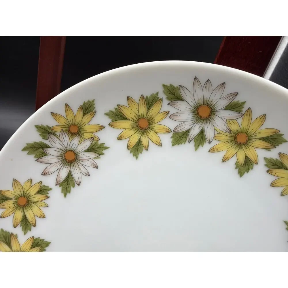 Noritake Cook’n Serve Marguerite 6730 Set of 6 Salad Dessert Plates Daisy Japan